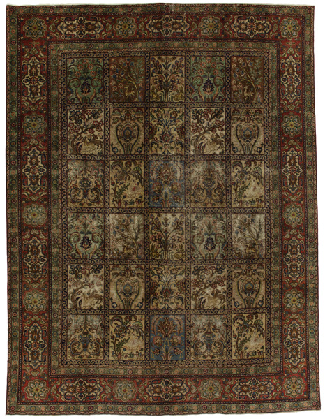 Bakhtiari - old Persian Rug 396x297