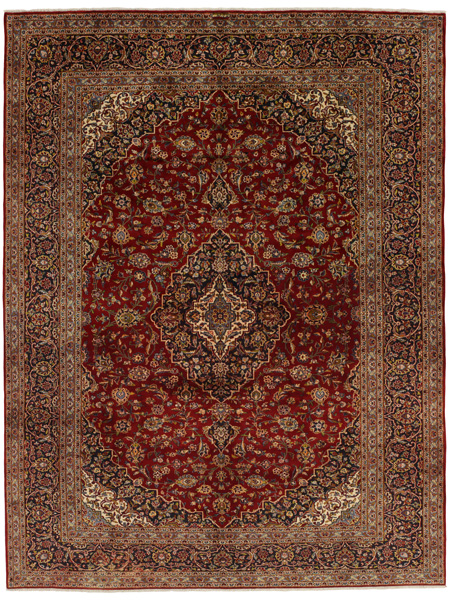 Kashan Persian Rug 406x297