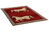 Gabbeh - Qashqai Persian Rug 188x125 - Picture 1