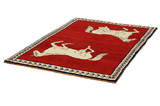 Gabbeh - Qashqai Persian Rug 188x125 - Picture 2