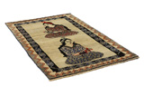 Gabbeh - Qashqai Persian Rug 203x117 - Picture 1