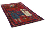 Lori - Bakhtiari Persian Rug 223x138 - Picture 1