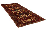 Bakhtiari - Qashqai Persian Rug 395x151 - Picture 1