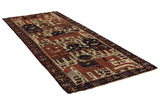 Bakhtiari - Qashqai Persian Rug 350x134 - Picture 1