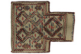 Qashqai - Saddle Bag Persian Rug 43x35 - Picture 1